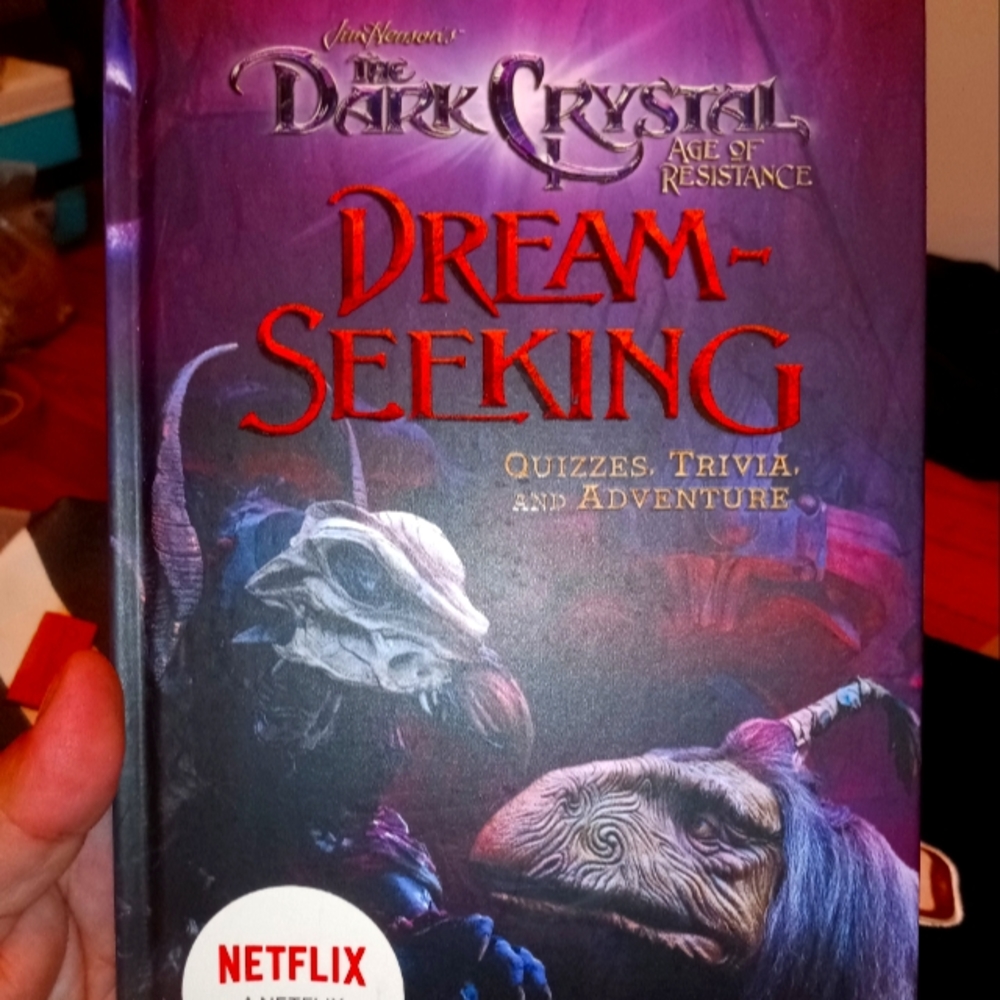 Dark Crystal Book w FREEBIE Random Stickers!